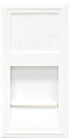 Donel Розетка DEC RJ45 UTP кат.5e, 1мод., бел. (22.5х45мм)