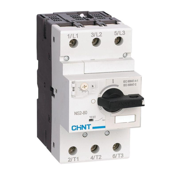 Автоматический выключатель защиты двигателя NS2-80 37-50A с поворотной ручкой (R) CHINT