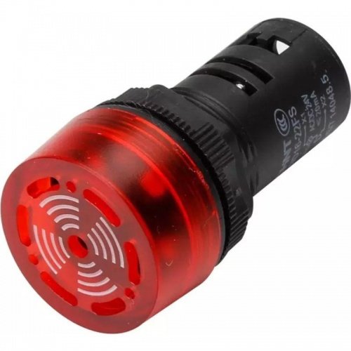 Сигнализатор звуковой ND16-22LC Φ22 мм красный LED АС/DC110В (R) CHINT