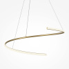 Подвесной светильник LED 31Вт Латунь IP20 Curve MOD242PL-L33BSK Maytoni