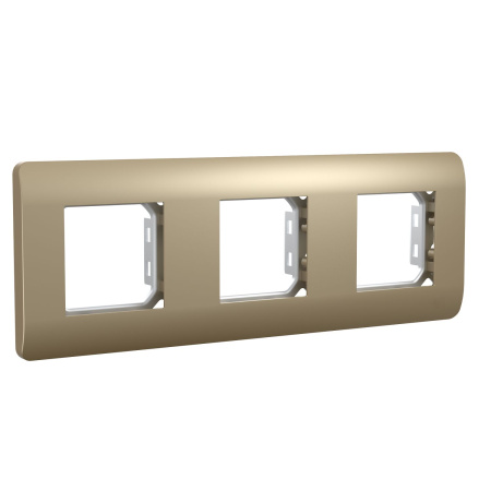 Рамка 3-ая, универсальная, шампань NEW3-E CHINT