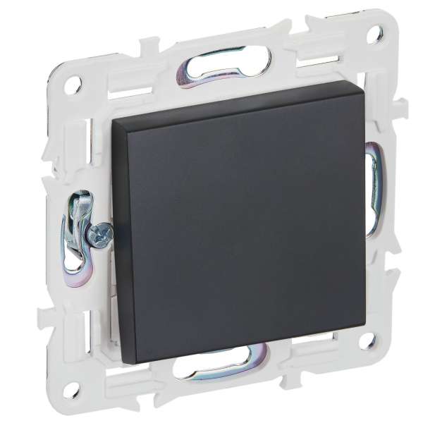 SKANDY Выключатель 1-клавишный перекрестный 10А SK-V03Bl черный IEK