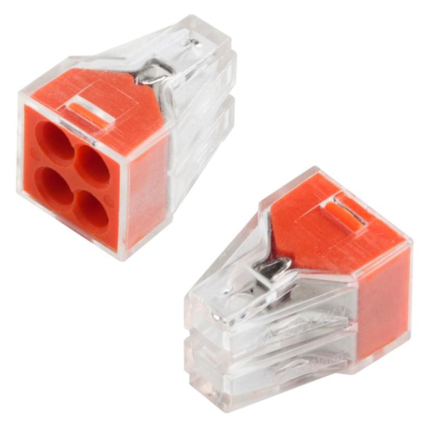 GTER6-04 клемма строительно-монтажная, СМК, 4-проводная, 0.75-2.5 мм2, 100/5000 General