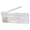 Коннектор RJ-45 TERACOM PRO неэкранированный 8P8C 30мкд Cat,5E универсальный (упак,50шт) EKF
