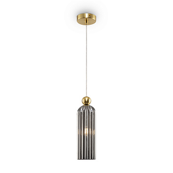 Св-к подвесной Antic 40W E14 серый/стекло Maytoni Modern