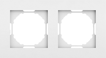 Donel A07 матовый белый рамка 2-я, серия DB