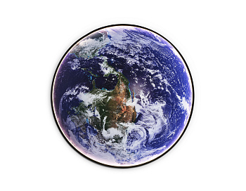 Светильник светодиодный настенно-потолочный FW11132 BK черный 18W LED 3000-6400K D300*38 Ambrella Light