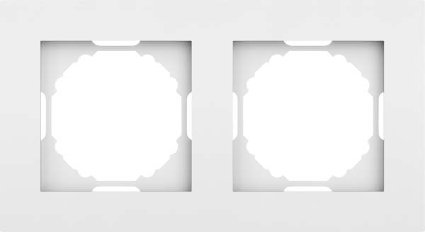 Donel A07 матовый белый рамка 2-я, серия DB