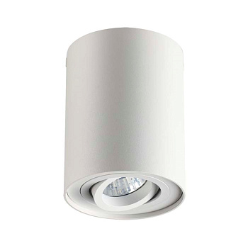 Потолочный накл.св-к IP20 GU10 1*50W 220V PILLARON белый ODEON LIGHT