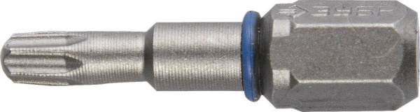 Биты "ЭКСПЕРТ" торсионные кованые, обточенные, хромомолибденовая сталь, тип хвостовика C 1/4", T25, 25мм, 2шт ЗУБР