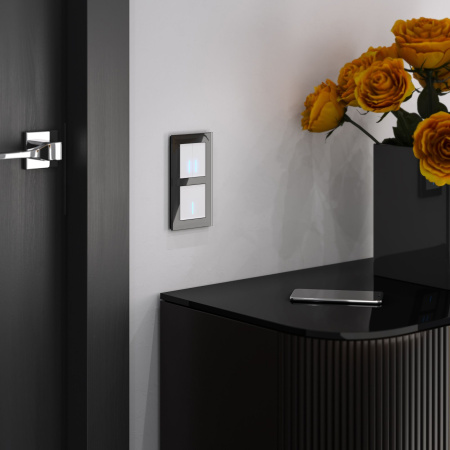 Favorit Рамка на 2 поста (черный) Werkel