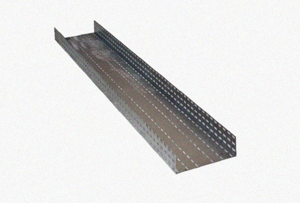Лоток перфорированный ЛМ 200х100х3000 УТ1,5 без соединителей и метизов, горячее цинкование S1,5