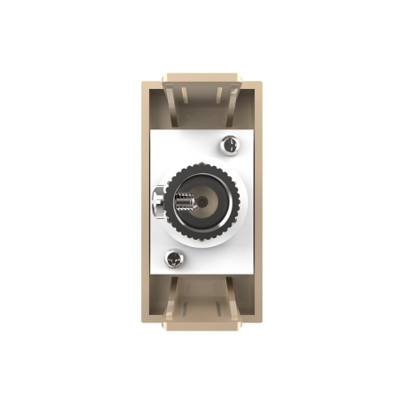 ТВ-розетка золотая (механизм) Livolo