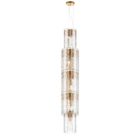 Люстра E14 9*40W MERKALE матов.золотой/прозрачный/стекло/ ODEON LIGHT