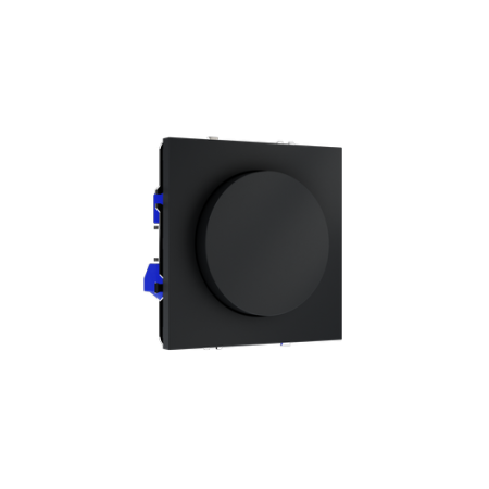 Светорегулятор встраиваемый Voltum S70 поворотно-нажимной 600 Вт, (графит)