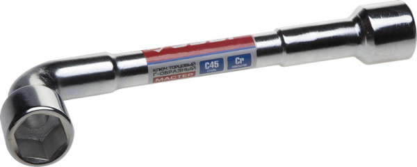 Ключ торцовый "Мастер" двухсторонний L-образный, проходной, 22мм ЗУБР