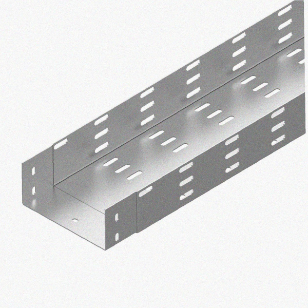 Лоток монтажный цельный перфорированный ЛМЦ150х65х2000 У3, окрашенный, S1,0