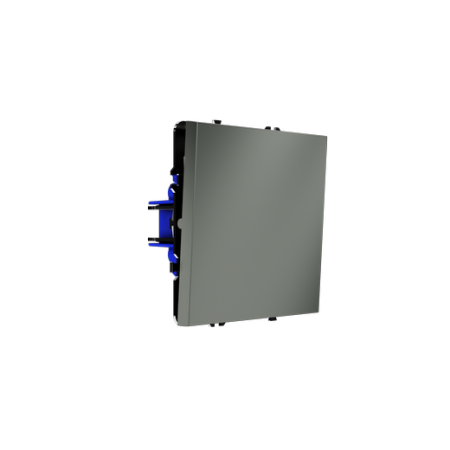 Перекрестный переключатель встраиваемый Voltum S70 одноклавишный 10А, (титан)