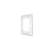 Рамка стеклянная Voltum S70 на 1 пост, (белый, матовый, стекло)