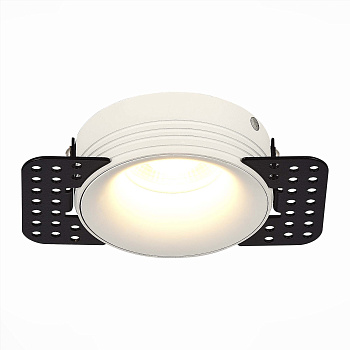 Светильник встраиваемый Белый GU10 1*50Вт IP20 D78xH30 165-265В Без ламп ST218.558.01 ST LUCE