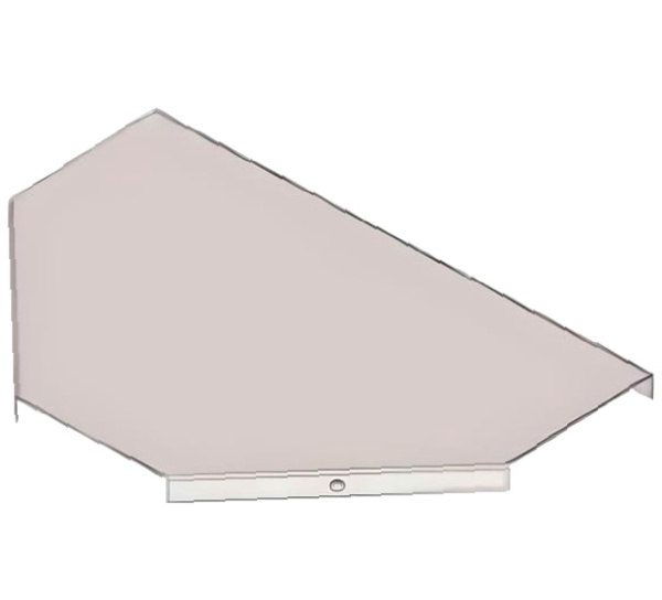 Крышка к тройниковому лотку замковому КЛТЗ 200 УТ1,5, оцинкованный лист S1,0