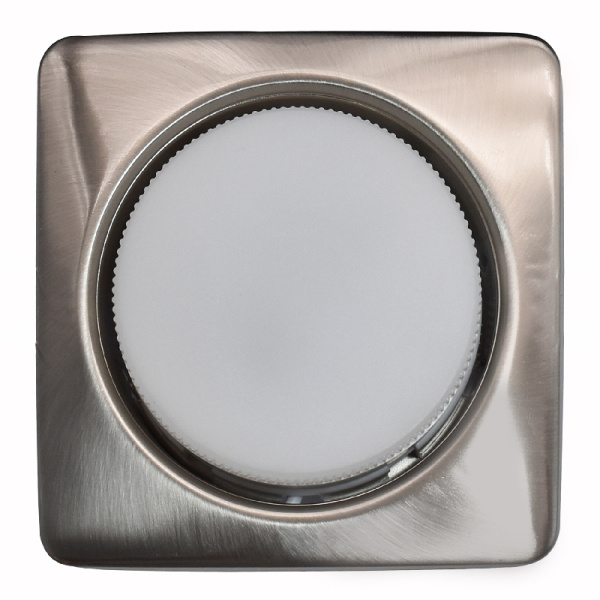 Светильник встраиваемый GCL-GX53-H38-SN САТИН-НИКЕЛЬ КВАДРАТ ОБЪЕМНЫЙ General