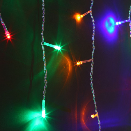 Гирлянда бахрома 1,8*0,5 м IP20 (100-001 мульти) Eurosvet