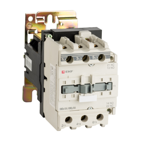 Контактор КМЭп малогабаритный 50А 24В DC 1NO 1NC PROxima EKF