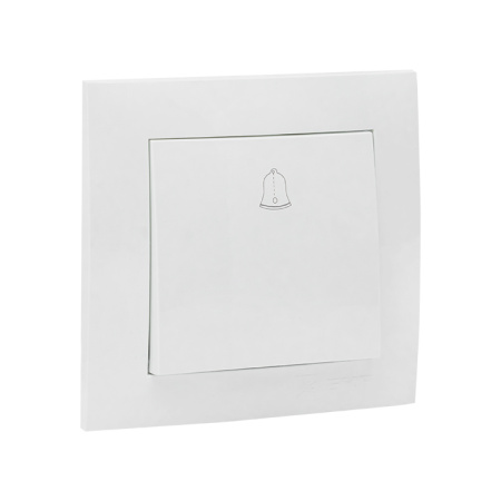 Валенсия Кнопка звонка 10А белая EKF