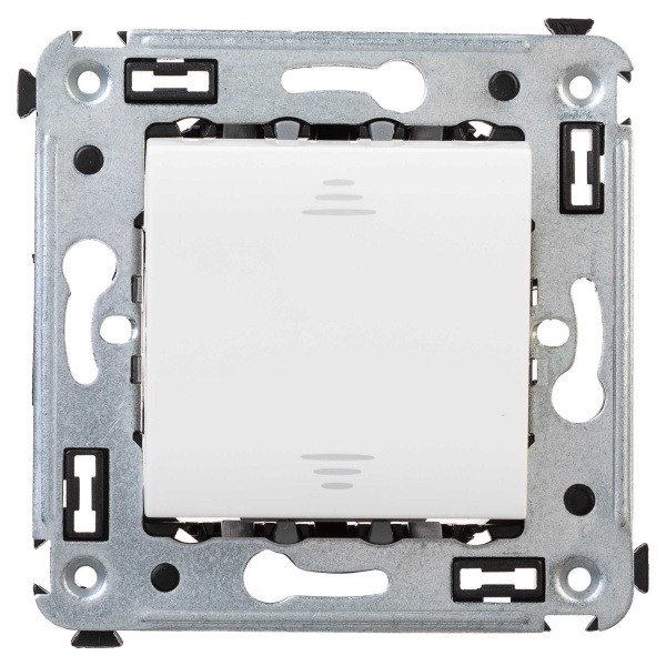 Переключатель одноклавишный в стену, "Avanti", "Белое облако" DKC