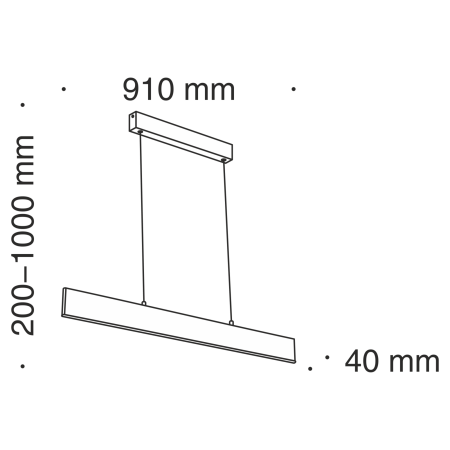 Подвесной светильник 23Вт 3000K Золото IP20 Step P010PL-L23G3K Technical