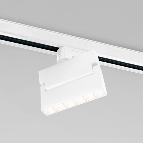 Трековый светильник для трехфазного шинопровода белый Garda (85024/01) Elektrostandard фото 2