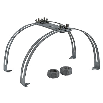 Держатель молниеприемника 1-2 метра на круглый конек двойной PROxima EKF