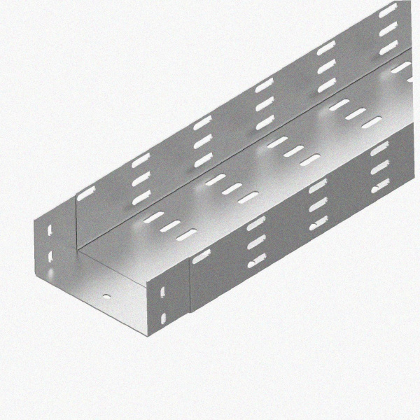 Лоток монтажный цельный перфорированный ЛМЦ150х80х3000 УХЛ1, горячее цинкование, S1,5