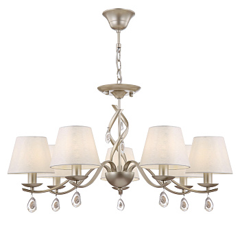 Люстра 7*E14 40Вт Матовое Золото IP20 Monique FR2001PL-07G Freya