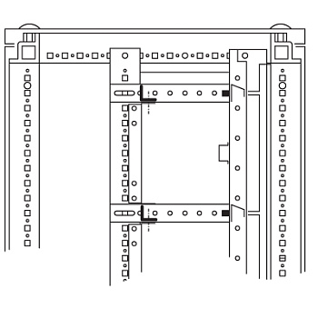Объединительные панели для секций шкафов DAE/CQE, 600мм, 1 упаковка - 5шт. DKC