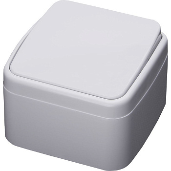 Выключатель 1-клавишный STEKKER, PSW10-41-20, открытой установки, 250В, 10А, IP20, серия Basic, белый