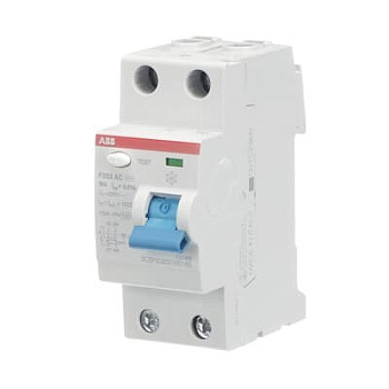 Устройство защитного отключения УЗО 2П 16А АС 10мА F202 АС-16/0,01 ABB