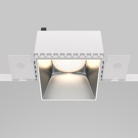 Встраиваемый светильник 1*GU10 20Вт Матовое Серебро IP20 Downlight DL051-01-GU10-SQ-WS Technical Maytoni