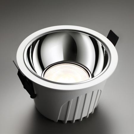Св-к встр.св/д IP20 LED 4000К 20W 100-265V KNOF белый/хром NOVOTECH