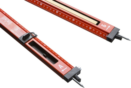 Уровень-угломер "Мастер" складной, 2 ампулы (1 поворотная), точность 1мм/м, 500мм ЗУБР