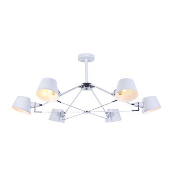 Люстра 6*E14 40Вт Белый IP20 Abigail FR5038-CL-06-W Freya