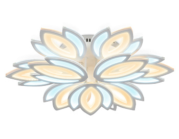 Потолочный светодиодный светильник без пульта FA457/6+3 WH белый 180W 3000K/6400K D640*110 (Без ПДУ) Ambrella Light