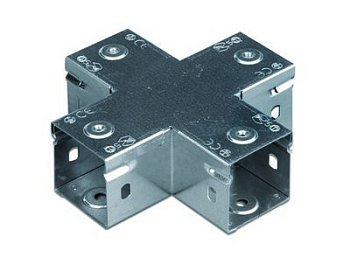 Ответвитель глухой горизонтальный Х-образный 50, цинк-ламельный DKC