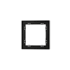 Рамка пластиковая Voltum S70 на 1 пост, (черный матовый)