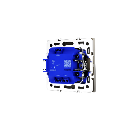 Проходной переключатель встраиваемый Voltum S70 одноклавишный 10А, (кашемир)
