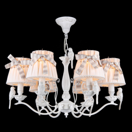 Люстра 6*E14 40Вт Белый Антик IP20 Bird ARM013-06-W Maytoni
