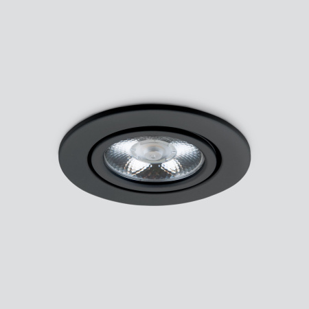 Встраиваемый точечный светильник 5Вт 4200К черный IP20 (a056031) Elektrostandard