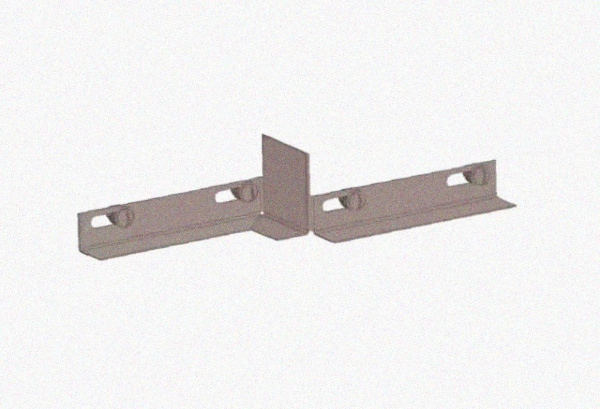 Соединитель-переходник замковый ПУгПЗ 150х110 УХЛ1 (правый), горячее цинкование, S1,5