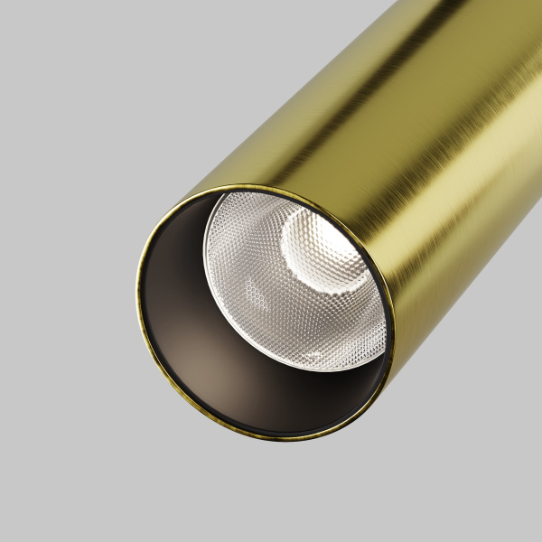 Трековый светильник LED 12Вт Черный и Латунь IP20 Magnetic track system Exility TR032-2-12W4K-M-BBS Technical Maytoni